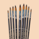 Bomeijia Round Brush Set | 9 Pcs